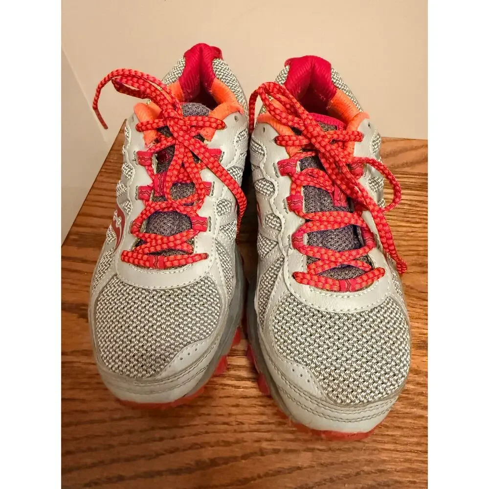 Saucony Excursion TR Trail Running Shoes Sneakers Gray Teal S10392-1 Size 6.5